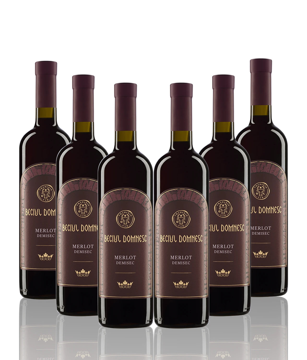 Merlot - halbtrocken - Weingut Beciul Domnesc - 6 Flaschen